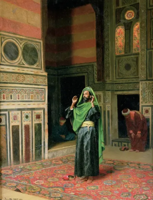 Framed Print : In the Mosque
