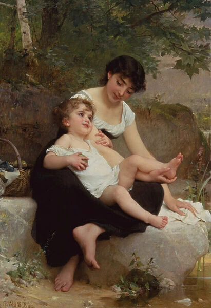 Mother and Child, 1892 (oil on canvas)