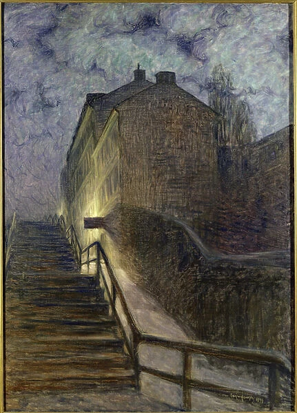 Motif from Timmersmainsgatan, 1899 (oil on canvas)