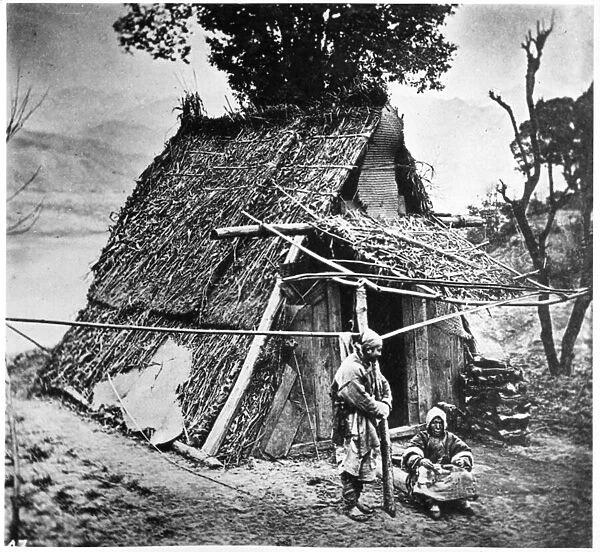 Mountain Hut, Province of Huzeh, c. 1867-72 (b  /  w photo)