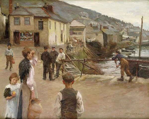 Mousehole, 1908 (oil on canvas)
