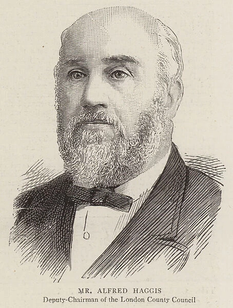 Mr Alfred Haggis (engraving)
