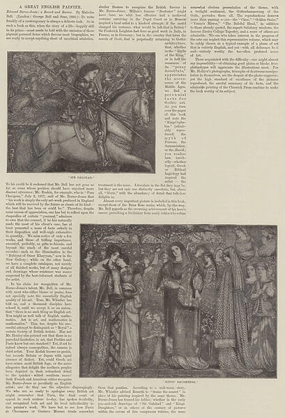 Mr Burne-Jones, ARA, at the New Gallery (engraving)