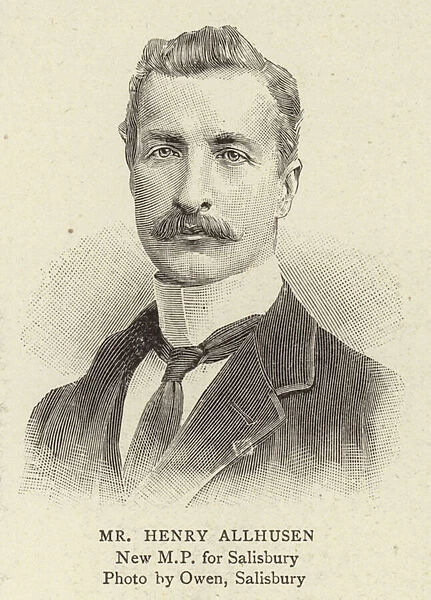 Mr Henry Allhusen (engraving)