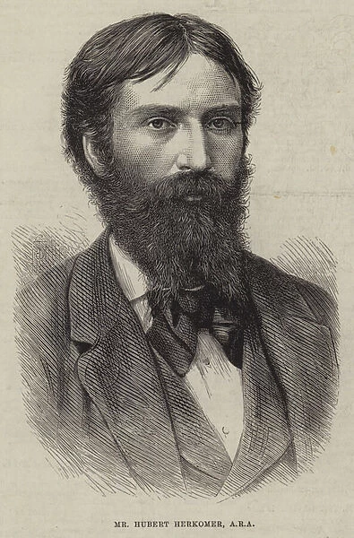 Mr Hubert Herkomer, ARA (engraving)