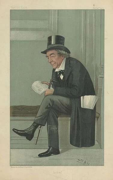 Mr James Staats Forbes (colour litho)