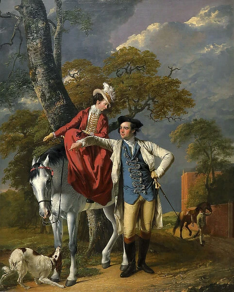 Mr. and Mrs. Thomas Coltman, c. 1770-72 (oil on canvas)