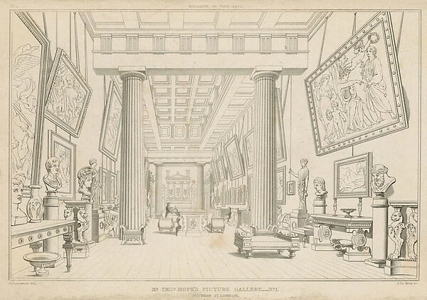 Mr Thomas Hopes Picture Gallery (engraving)