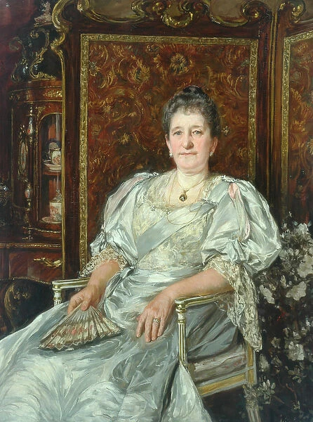 Mrs Alfred Illingworth (oil on canvas)
