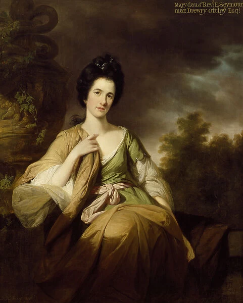 Mrs Drewry Ottley, 1768 (oil on canvas)