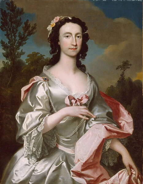 Mrs. Freeman Flower, 1747 (oil on canvas)