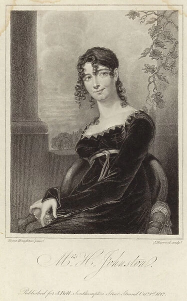 Mrs H Johnston (engraving)