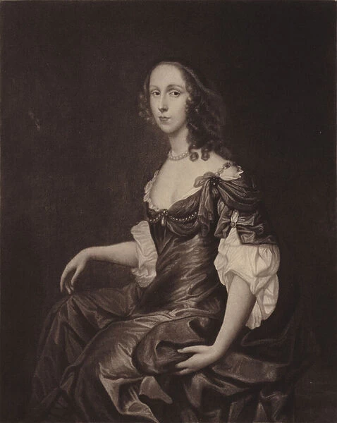 Mrs Ireton (Bridget Cromwell), eldest daughter of Oliver Cromwell (litho)