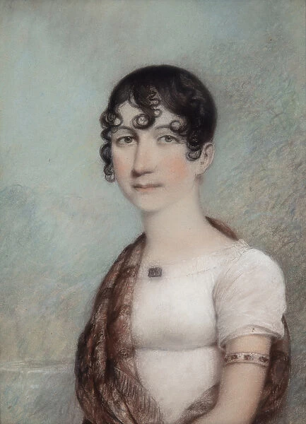 Mrs Jackson, 3  /  1810 (pastel on grey paper)