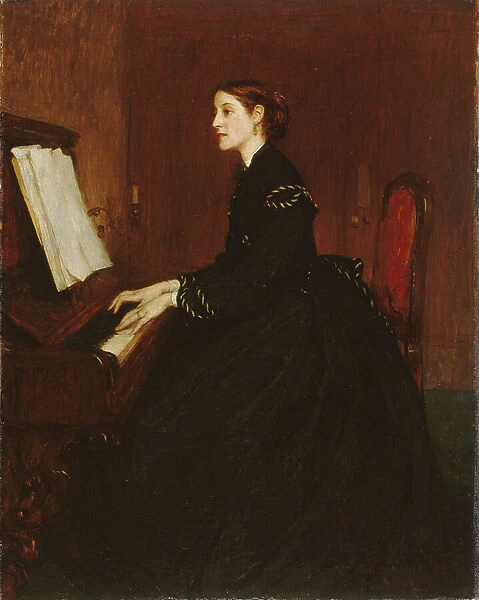 Mrs John Pettie, 1865 (oil on canvas)