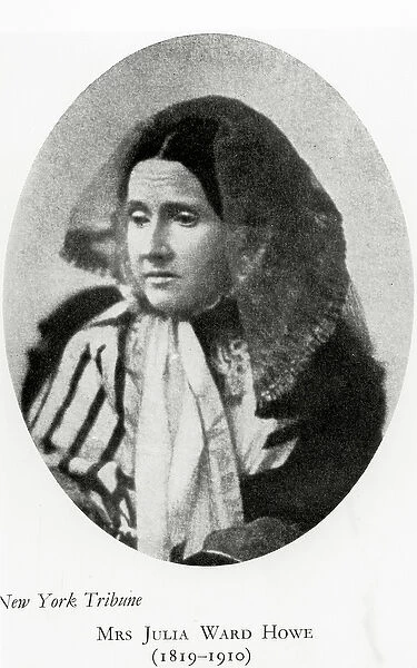 Mrs Julia Ward Howe, c. 1860s (b  /  w photo)