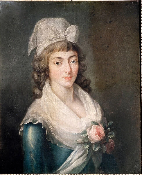 Mrs. Roland: Portrait of Madame Roland (1754 - 1793), figure of the French Revolution
