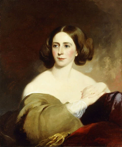 Mrs. Thomas Fitzgerald (nee Sarah Levering Riter), 1858 (oil on canvas)