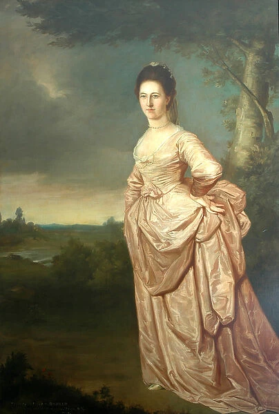 Mrs. Wood, 1770 (oil on canvas)