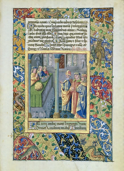 Ms Lat. Q. v. I. 126 The Order of the Golden Fleece from the Hours of Louis d