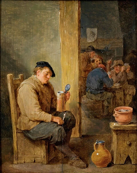 The Empty Mug, 1668 (oil on panel)