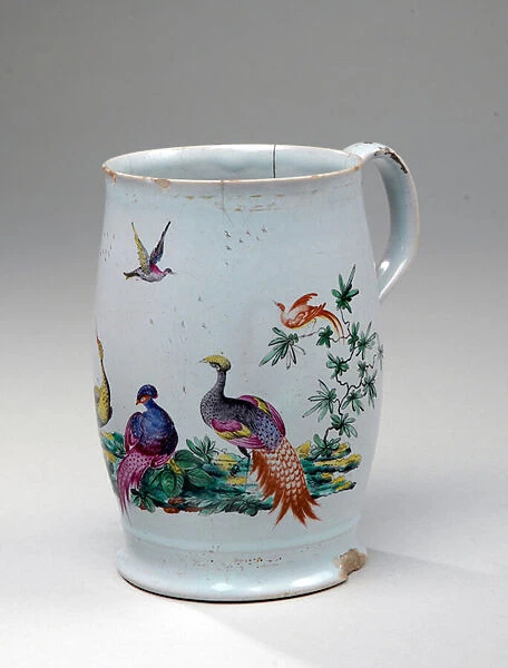 Mug, c. 1760 (tin-glazed earthenware)