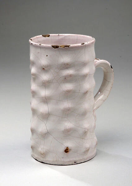 Mug, probably Southwark, 1650-60 (tin-glazed earthenware)