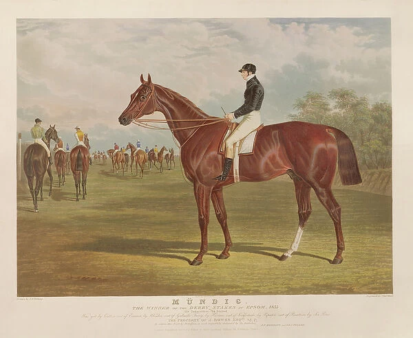 Mundig, the Winner of the Derby Stakes at Epsom, 1835