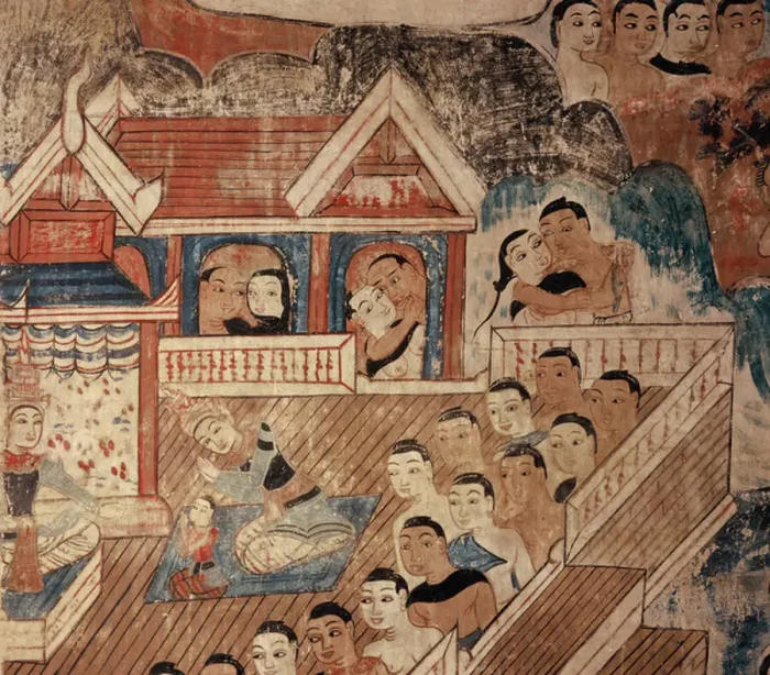 Framed Print : Detail of mural