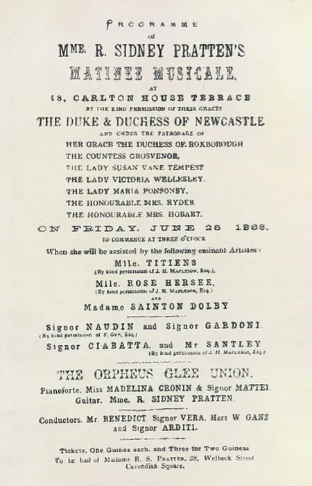 Framed Print : A mus ical programme