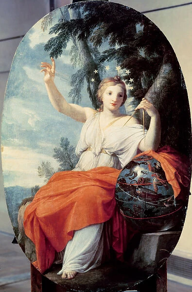 The Muse Urania, 1646-47 (oil on panel)