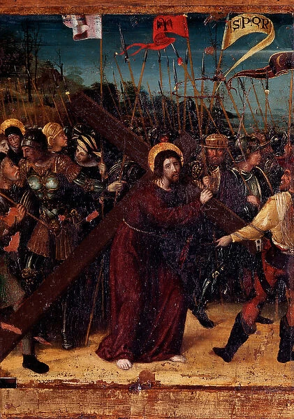 Mysteries of the Rosary: Jesus Carrying the Cross (Painting on wood, 1512-1513)