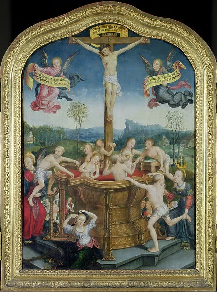 Mystic Bath of the Souls (oil on panel)