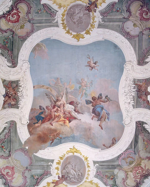 Mythological Scene with the Zodiac (fresco)