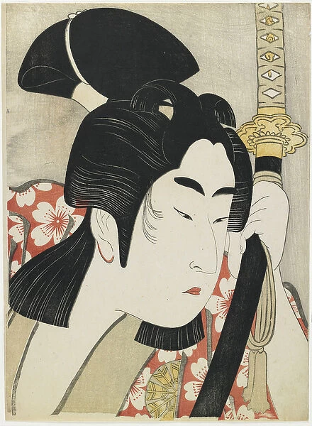 Nakamura Noshio II as Sakuramaru, 1796 (colour woodblock print)