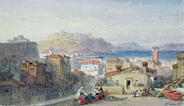 Naples, 19th century; watercolour