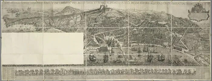 Framed Print : Naples. BL3279708 Naples; British Library, London, UK; (add.info.