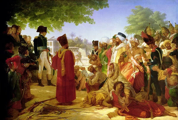 Napoleon Bonaparte (1769-1821) Pardoning the Rebels at Cairo, 23rd October 1798, 1806-08