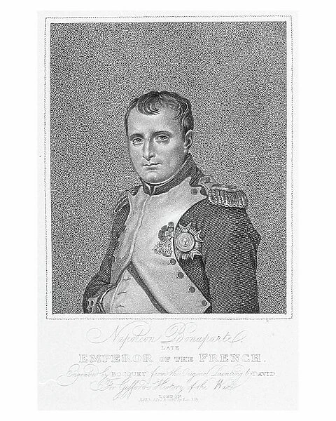 Napoleon Bonaparte, 1815 (stipple engraving)