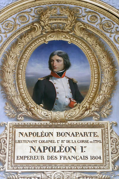 Napoleon Bonaparte as a Lieutenant Colonel of the Corsican National Guard (oil on canvas)