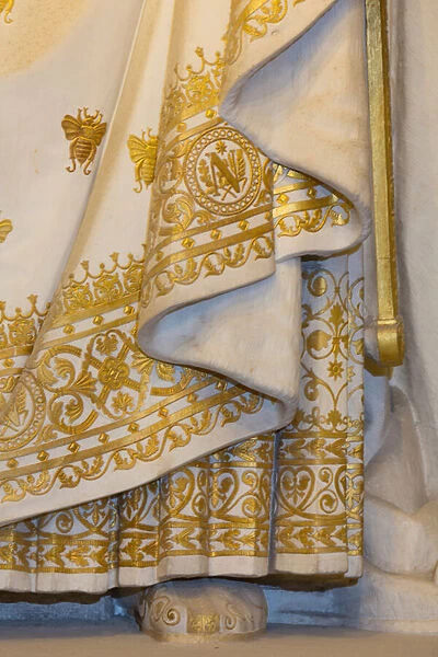 Detail of Napoleon Is Costume of Sacrament, (Sculpture), Crypt of the Invalides