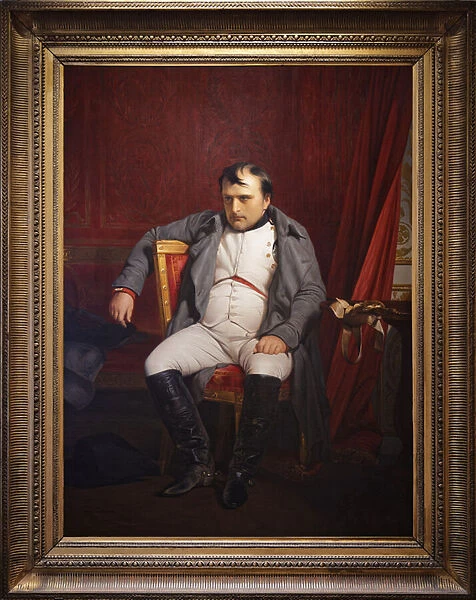 Napoleon I at Fontainebleau, 31st March 1814, 1840 (oil on canvas)