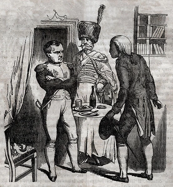 Napoleon I in the presence of Jean Nicolas Corvisart (1755-1821