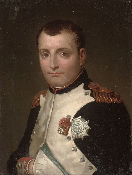 Detail of Napoleon in his study in the Tuileries Palace (oil on canvas)