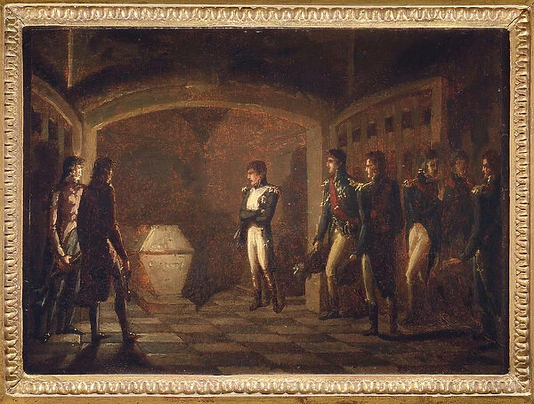 Napoleon before the Tomb of Frederick the Great, by Ponce-Camus