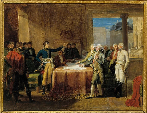 Napoleonic War: 'Signature of the Preliminaries of the Peace of Leoben'