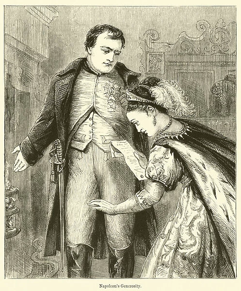 Napoleons Generosity (engraving)