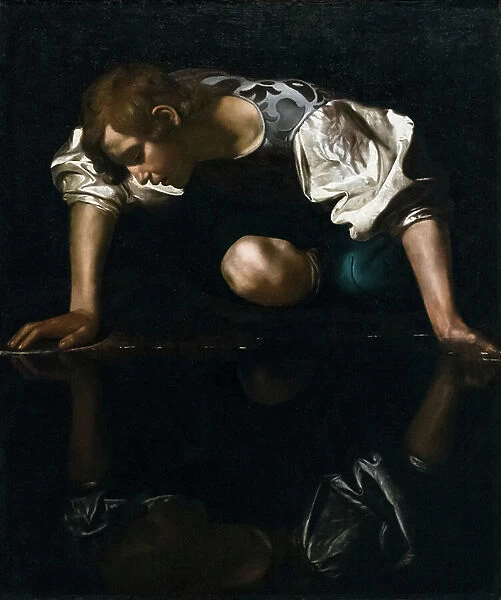 Narcissus, 17th century (oil on canvas)