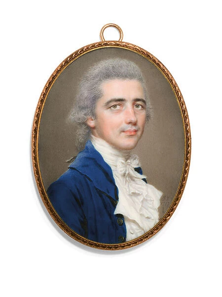 Nathaniel Edward Kindersley, 1787 (w  /  c on ivory)