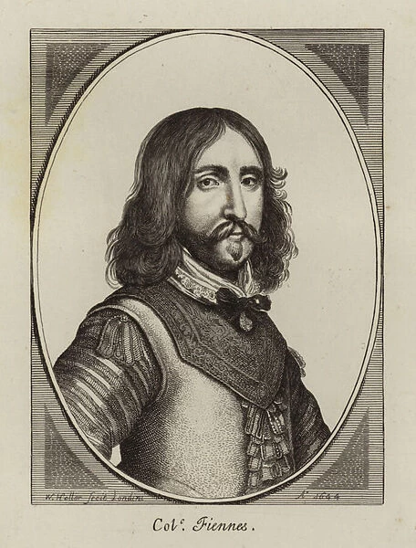 Nathaniel Fiennes, English politician and Parliamentary soldier in the Civil War (engraving)